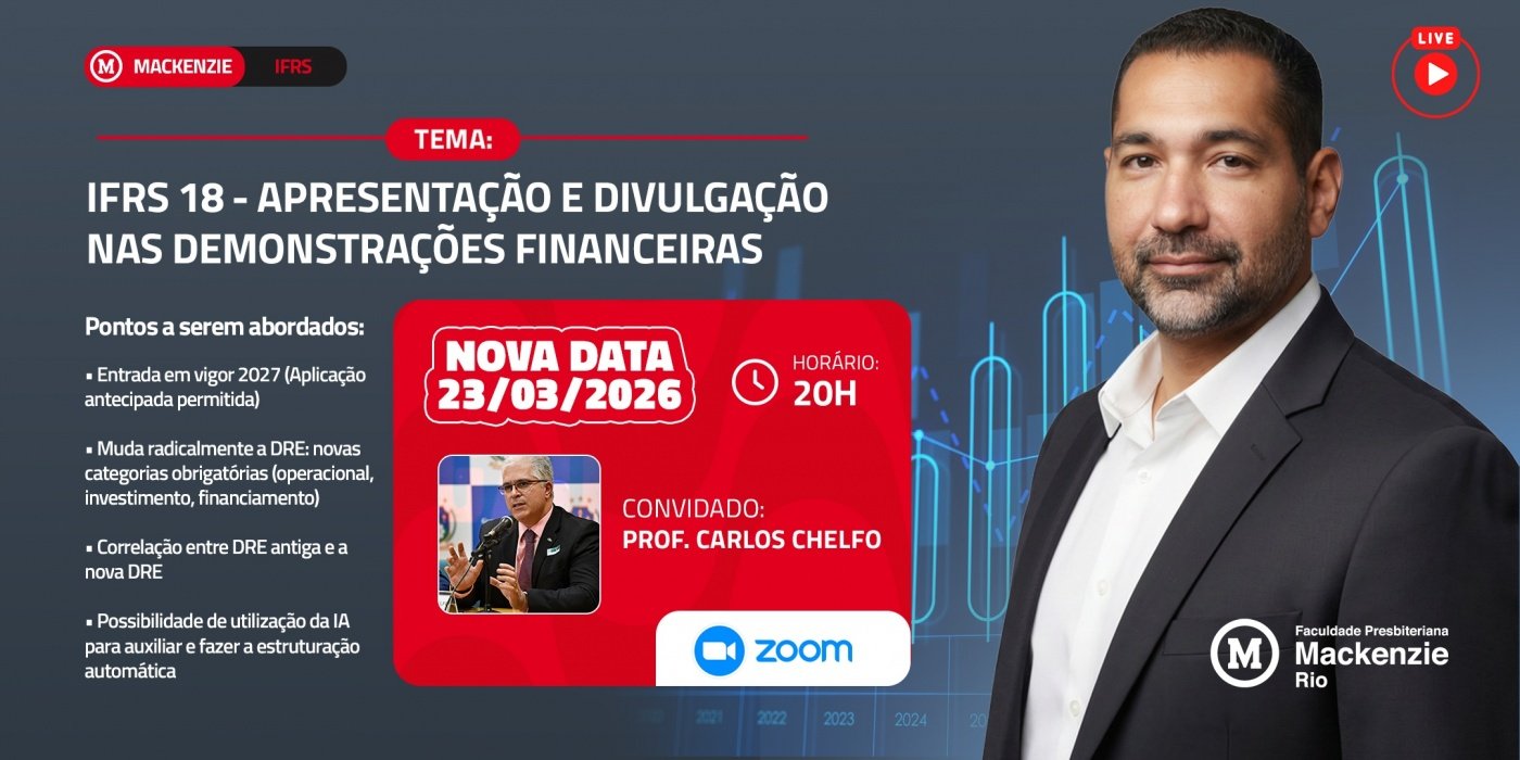 IFRS 18 - APRESENTAÇÃO E DIVULGAÇÃO NAS DEMOSNTRAÇÕES FINANCEIRAS
