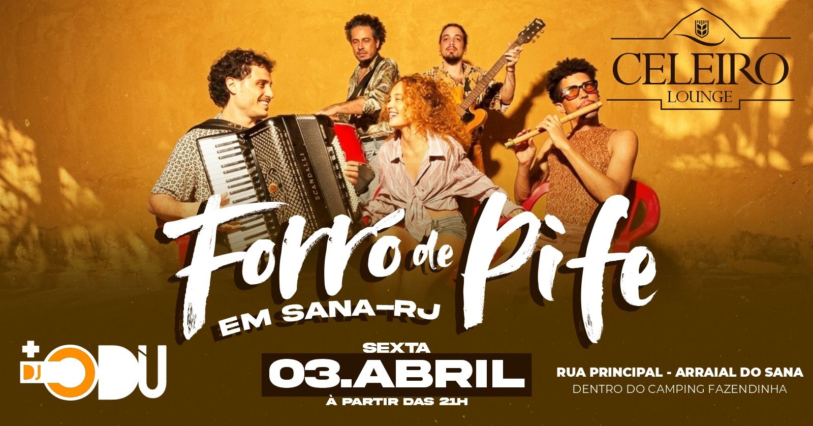 Forró de Pife no SANA no Celeiro Lounge - Macaé, RJ