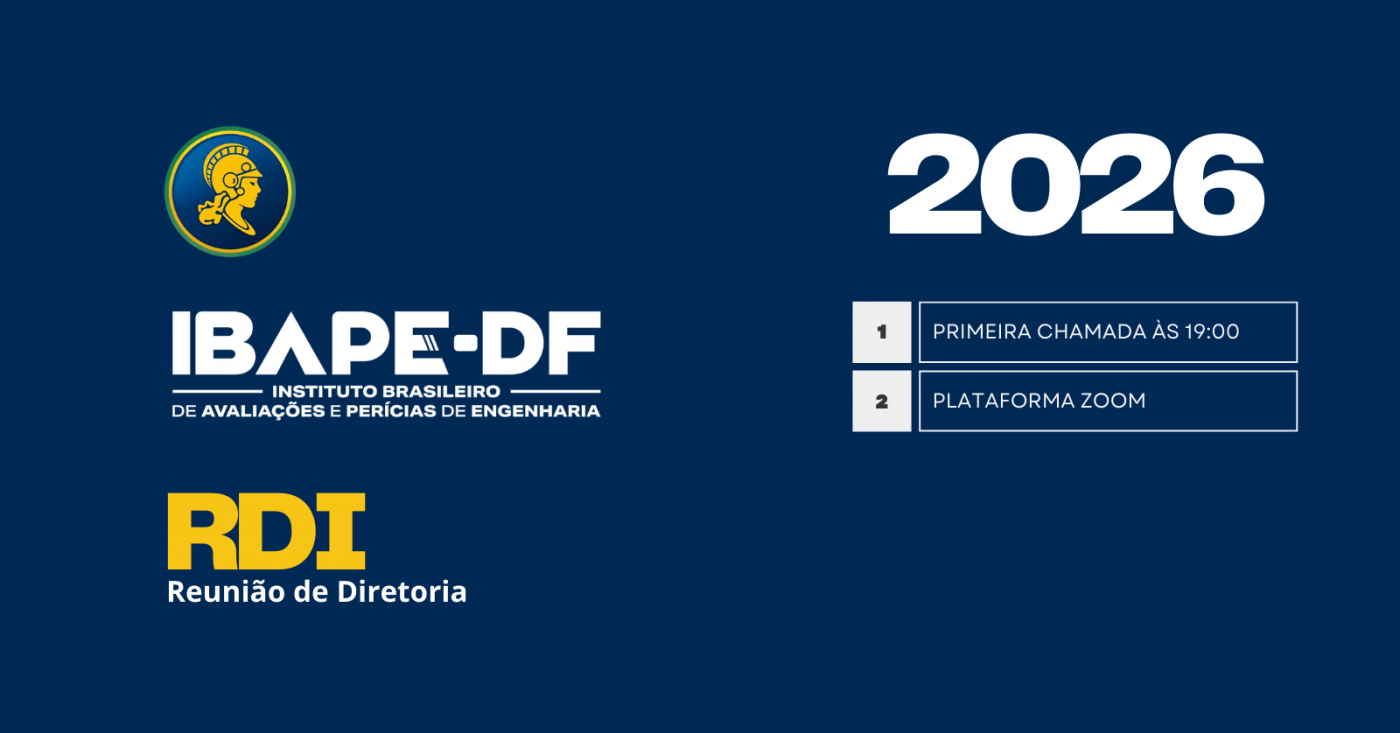 Reuniões de Diretoria do IBAPE-DF 2026