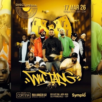 Discopédia | Especial Wu-Tang Clan | 17.03 em São Paulo - Sympla