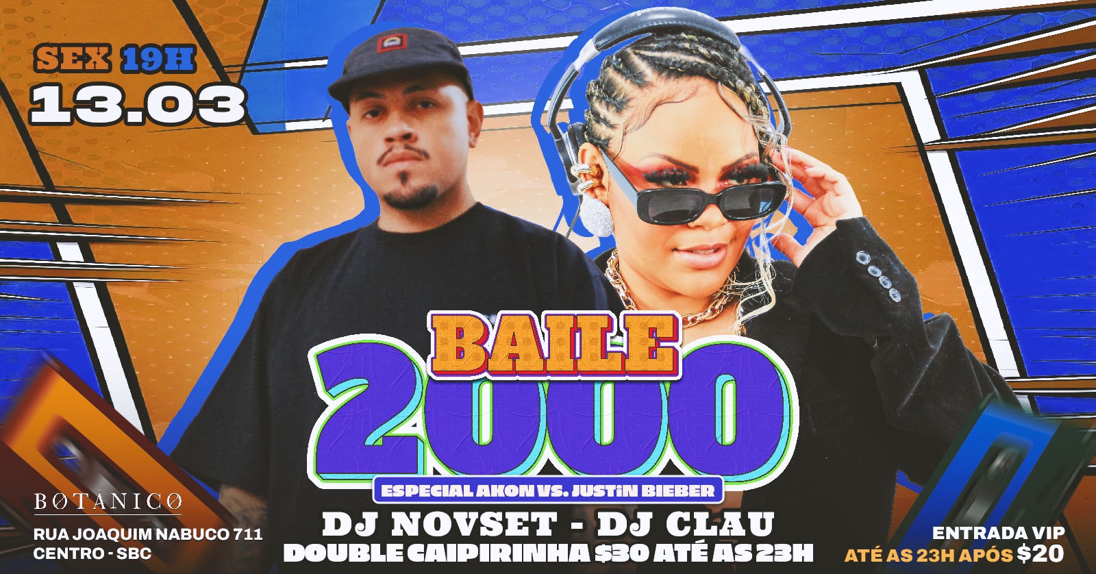 Botanico Sexta: BAILE 2000 especial Akon x Justin Bieber - São Bernardo do Campo, SP