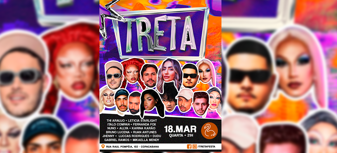 Pink Flamingo |Treta Festa  - Quarta, 18 de Março - Rio de Janeiro, RJ