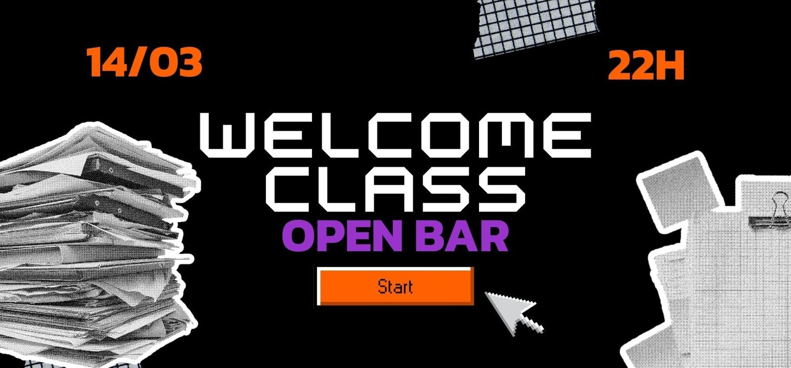 WELCOME CLASS | OPEN BAR - Divinópolis, MG