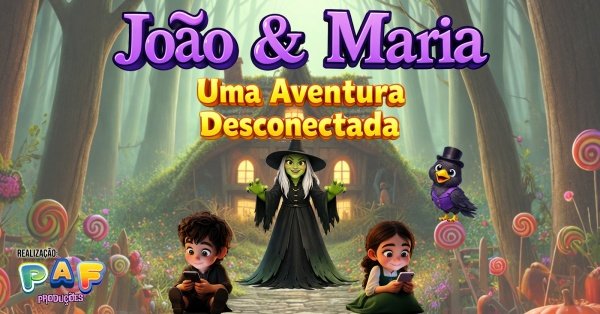 João e Maria - Uma Aventura Desconectada -  11 e 12 de Abril às 17:30h