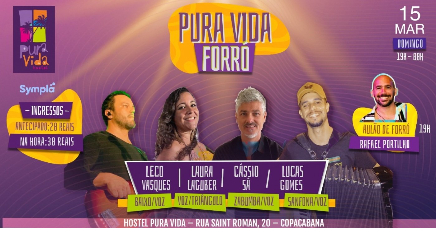 Forró Pura Vida 15/03