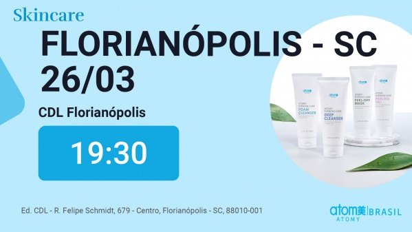 Imagem do evento Skincare com produtos Coreanos - Florianópolis  / SC