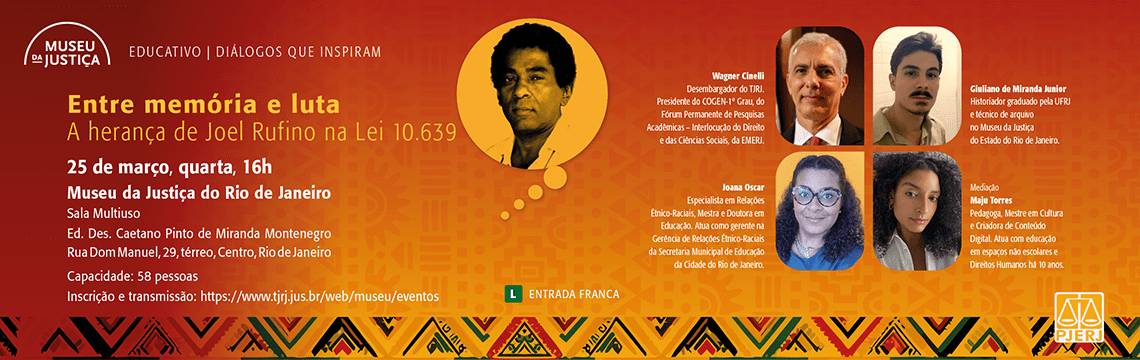 Diálogos que Inspiram | Entre Memória e Luta: A herança de Joel Rufino na Lei 10.639