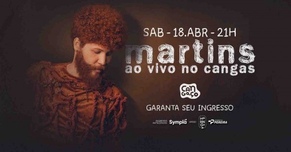 Imagem do evento Martins -  Ao vivo no Cangas -  Juazeiro do Norte-CE