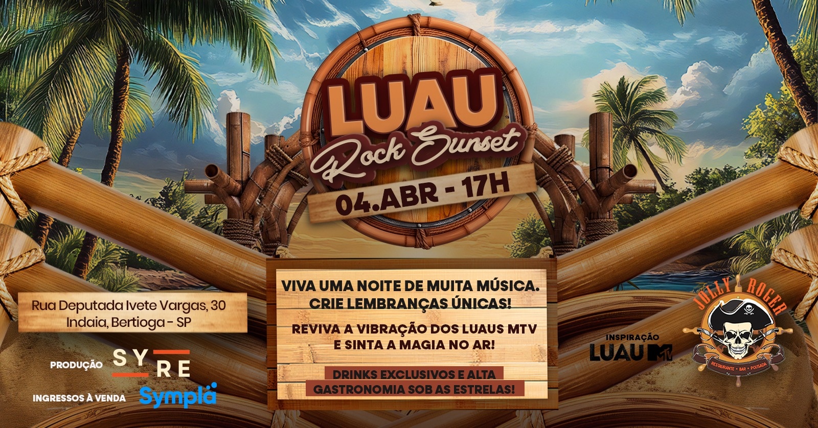 LUAU ROCK SUNSET 2026 - Bertioga, SP