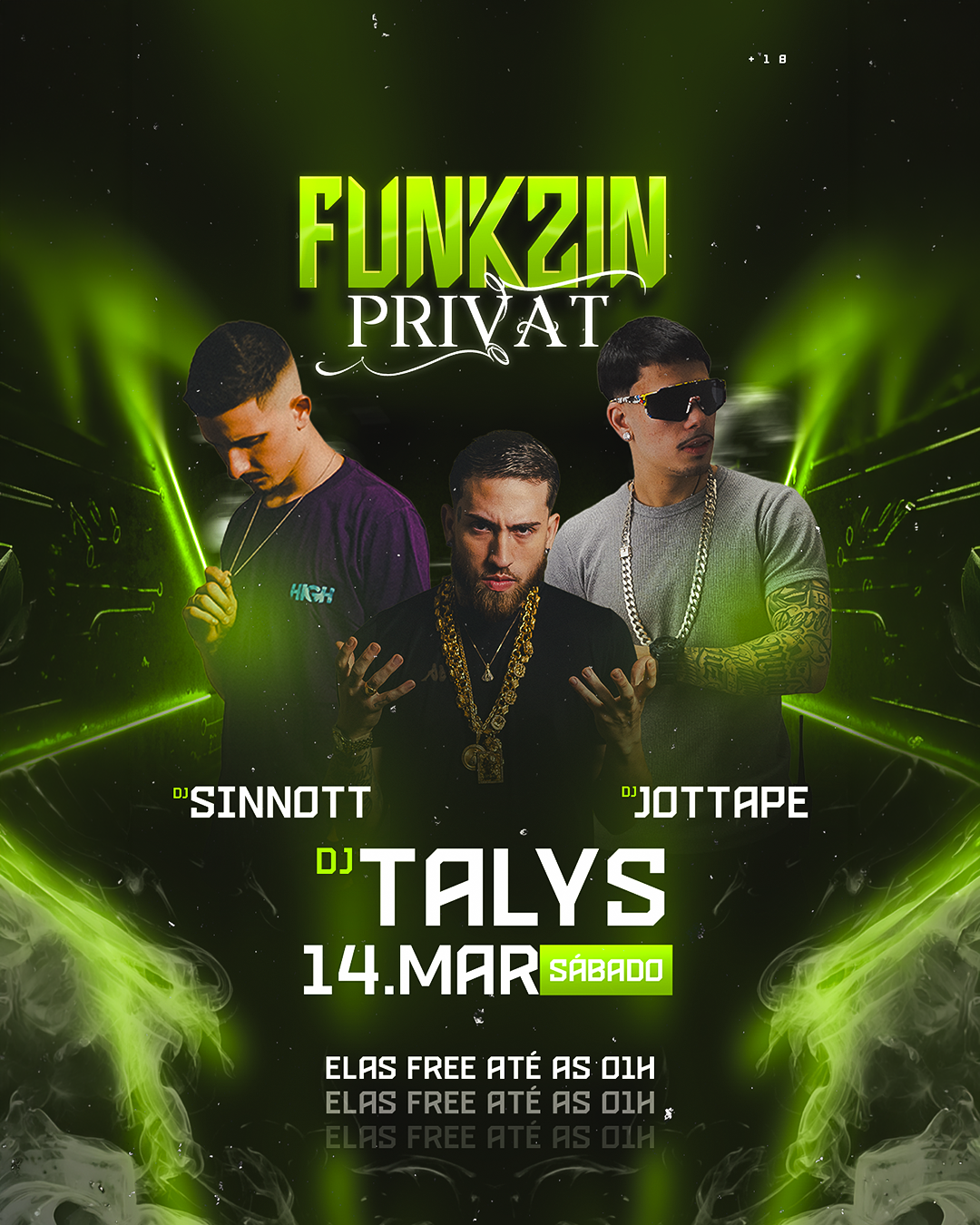 Funkzin Privat - Dj Talys Dj Sinnott Dj Jottape - Camaquã, RS