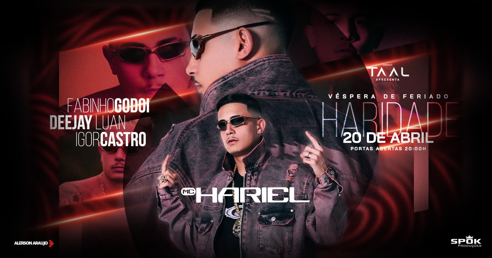Espaço TAAL apresenta - Mc HARIEL (Véspera de Feriado) - Barueri, SP
