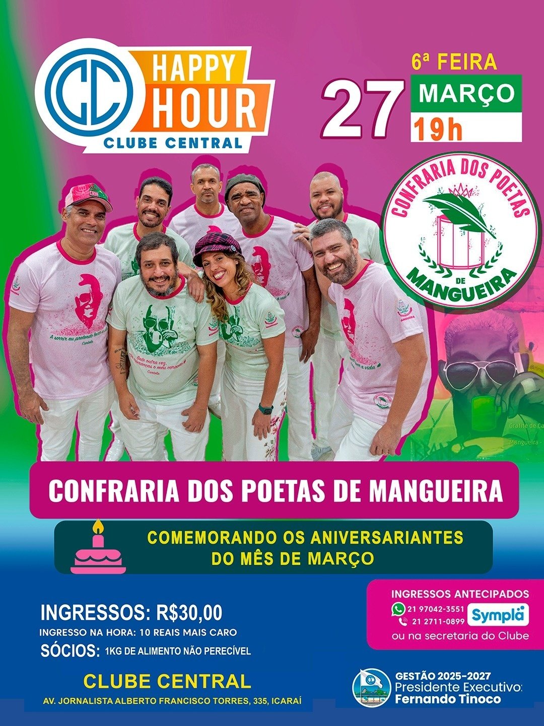 Happy Hour - Confraria dos Poetas de Mangueira