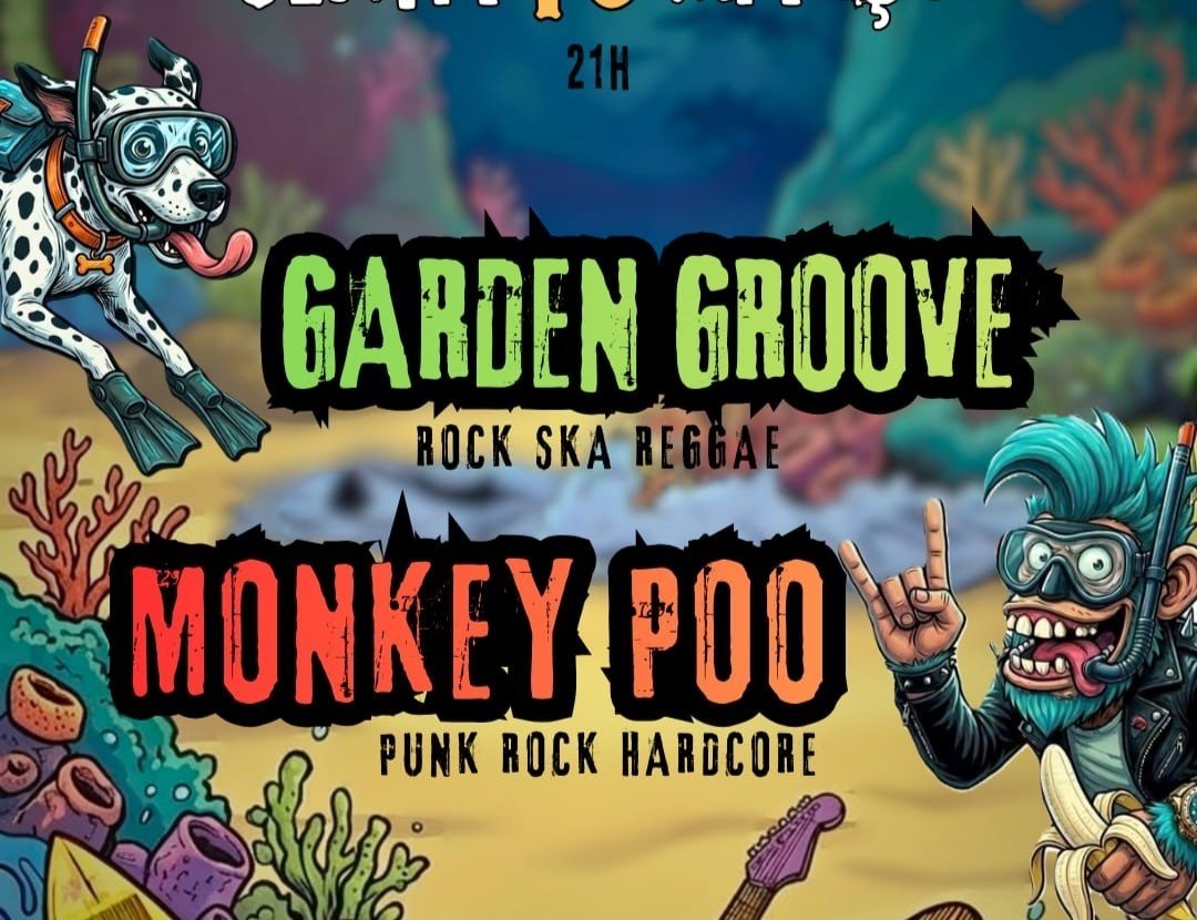 NOITE DE SKA, REGGAE, PUNK ROCK, HARDCORE - Garden Groove +