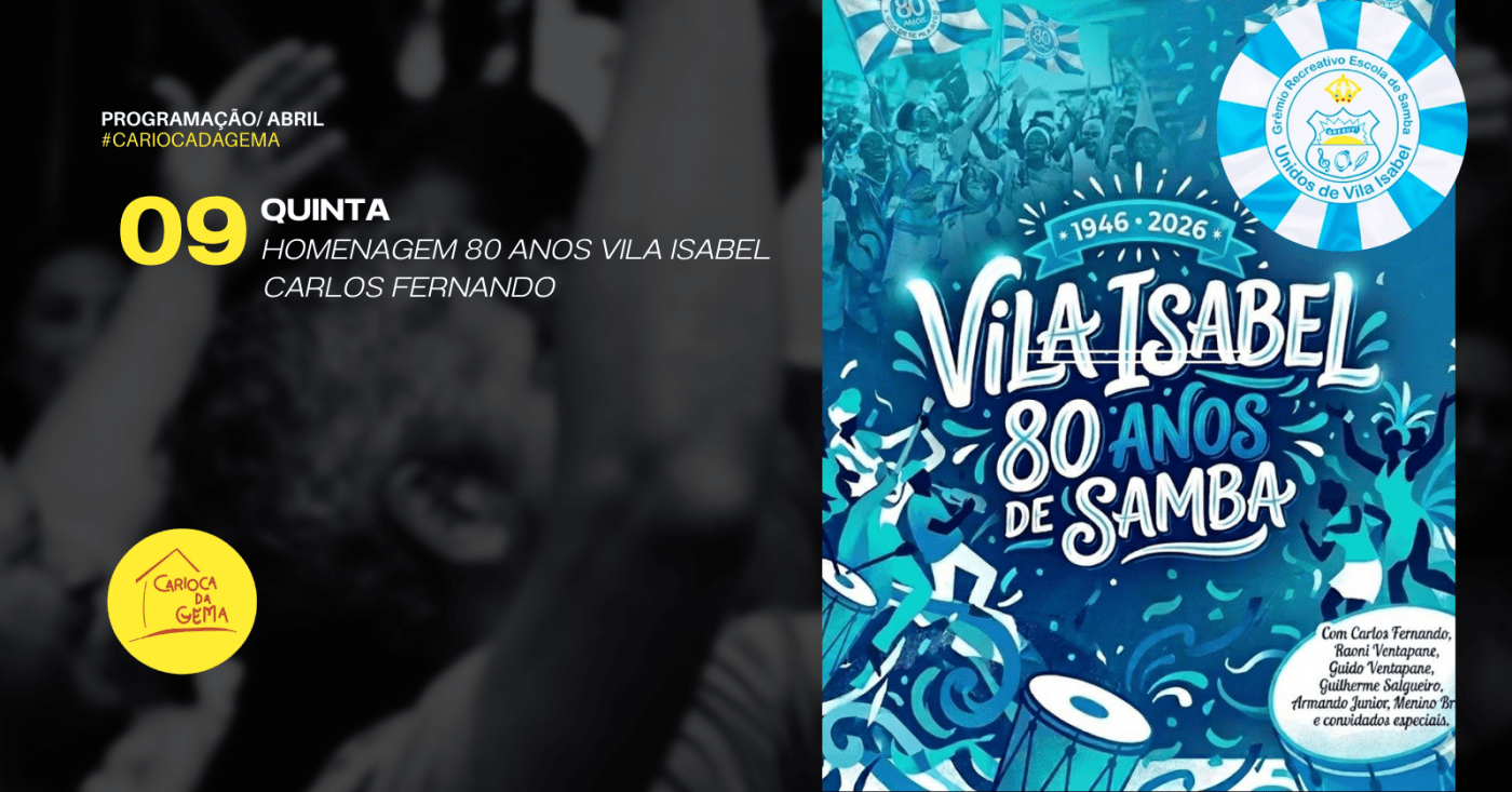 Homenagem 80 anos Vila Isabel com Carlos Fernando