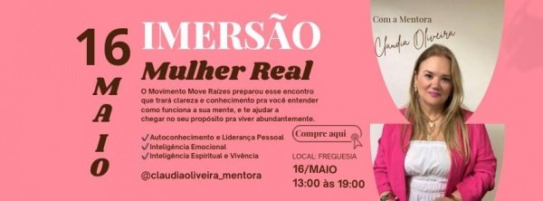 IMERSÃO MULHER REAL - 2a. edição