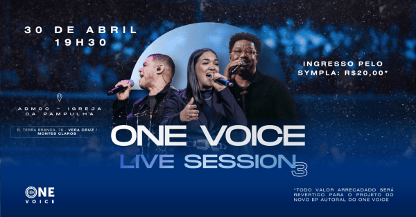 Imagem do evento One Voice - Live Session 3