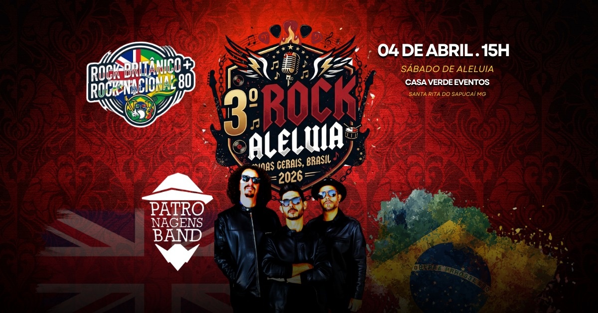 Rock Aleluia 3ª Edição - Santa Rita do Sapucaí, MG