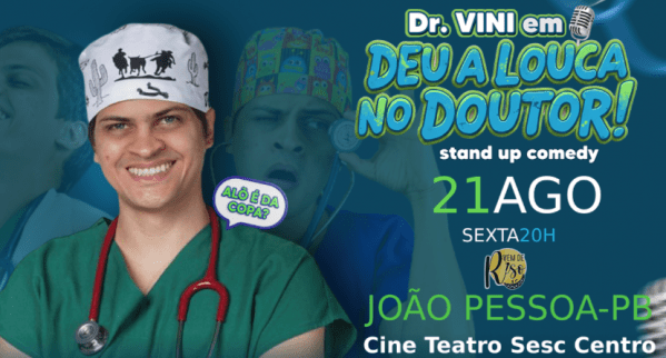 Imagem do evento Dr. Vini - Deu a Louca no Doutor AO VIVO em João Pessoa