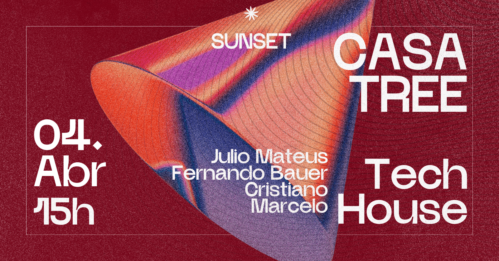 Capa do evento: SOLARIS | SUNSET TECH HOUSE 04.04