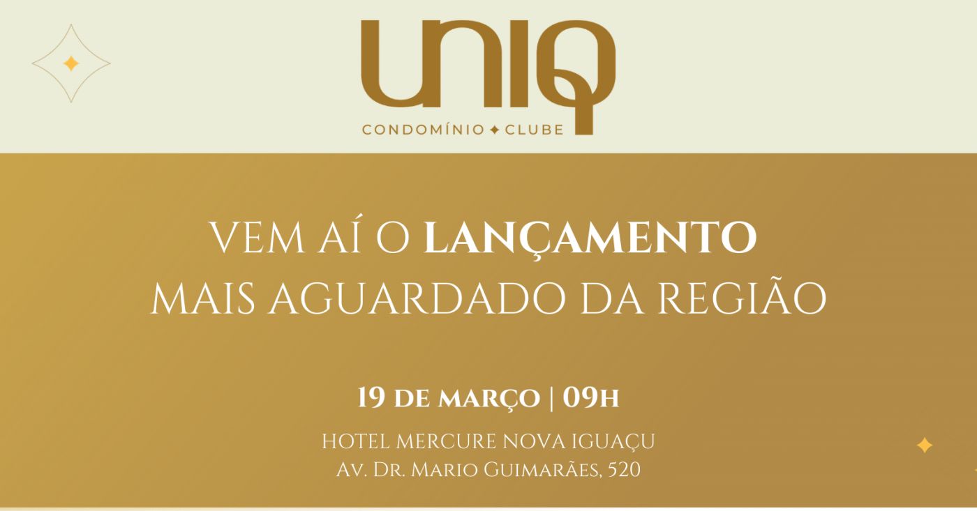 Convenção de Lançamento Uniq Condomínio Clube