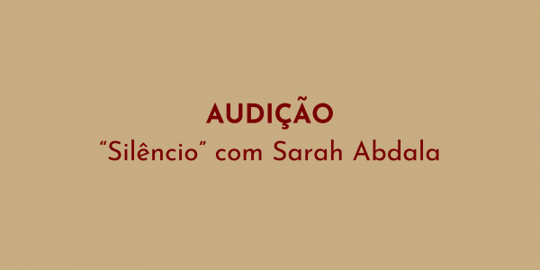 Imagem do evento Casa Pomar apresenta AUDIÇÃO com Sarah Abdala