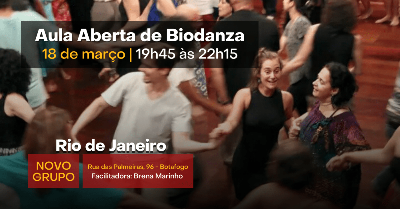 Aula Aberta de Biodanza com Brena Marinho