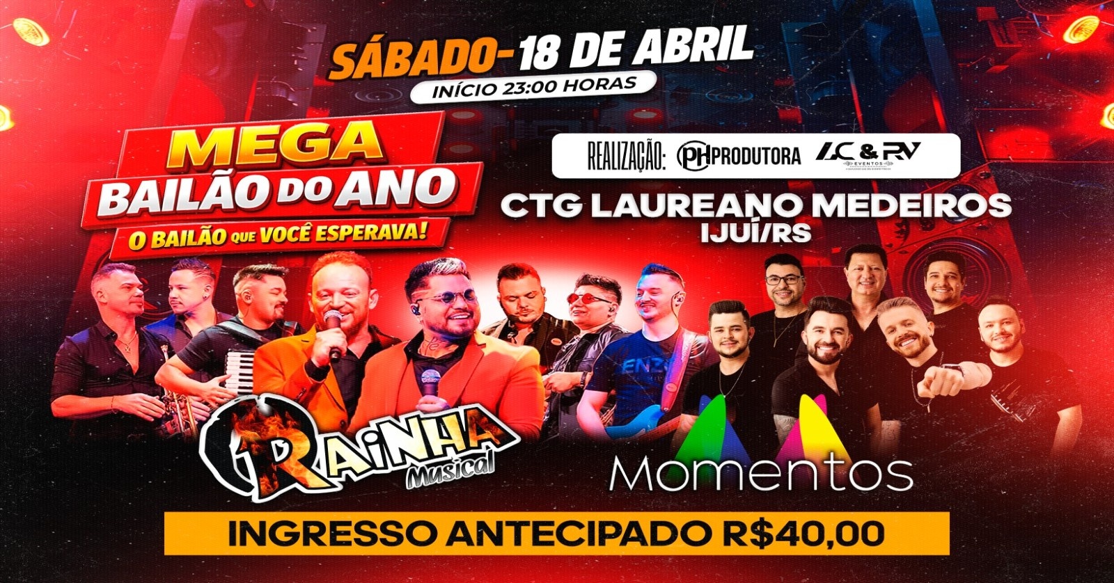 MEGA BAILÃO DO ANO - RAINHA MUSICAL - Ijuí, RS