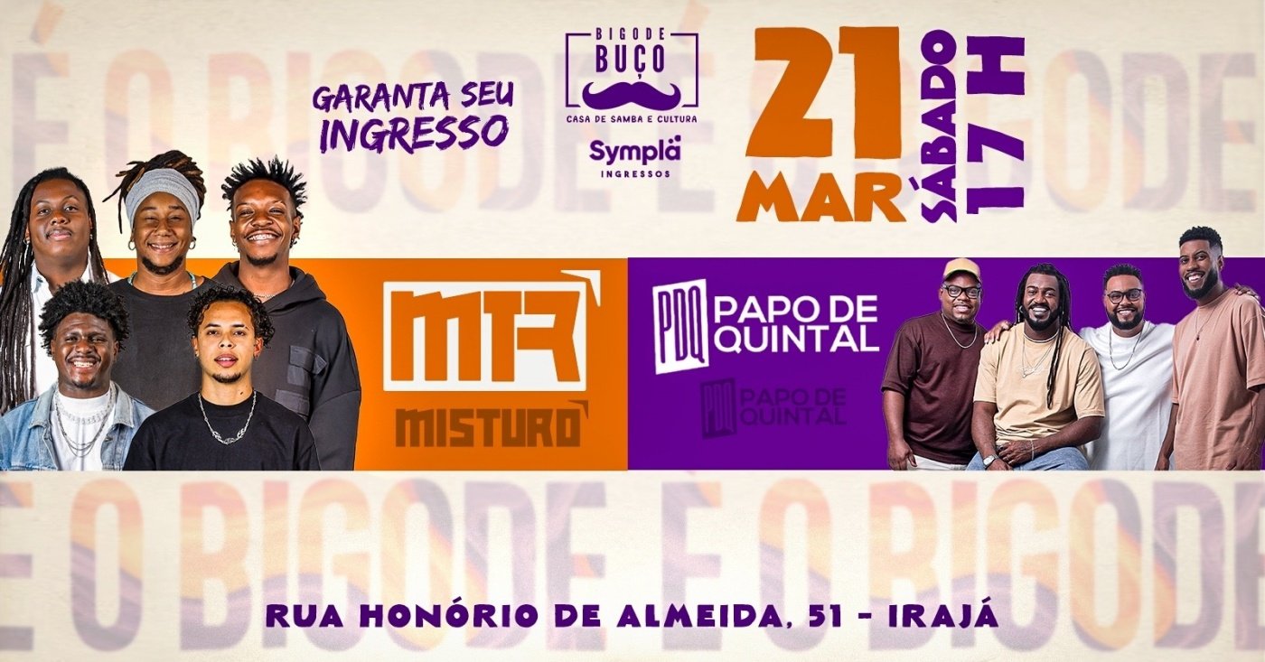 Roda de samba do Misturô + Papo de Quintal !