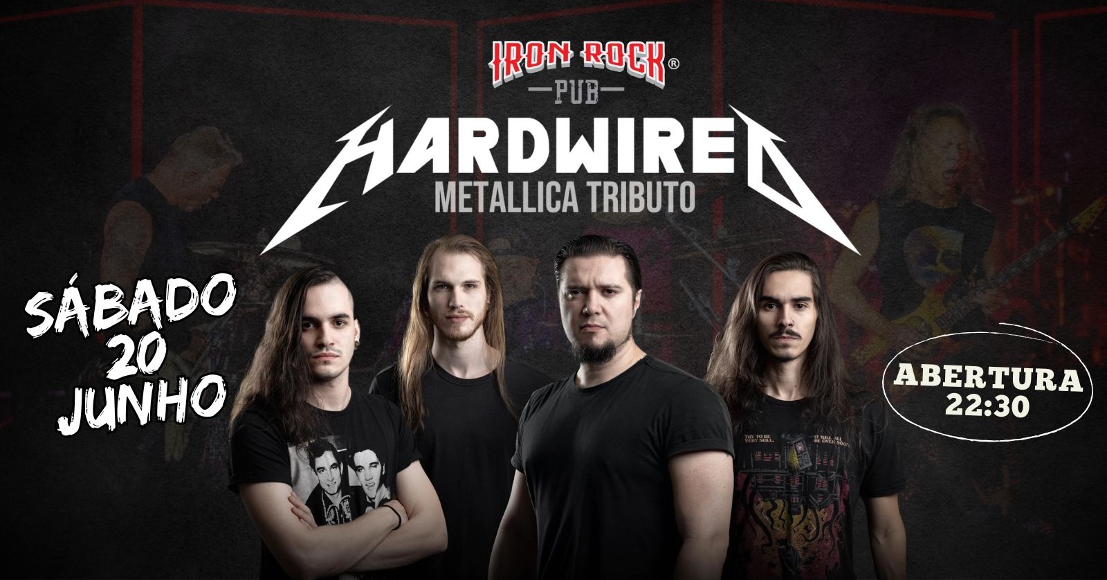 HARDWIRED Metalica Tributo - IRON ROCK PUB