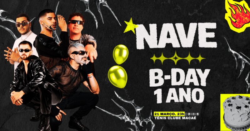 NAVE - Aniversário de 1 ANO - Tênis Clube