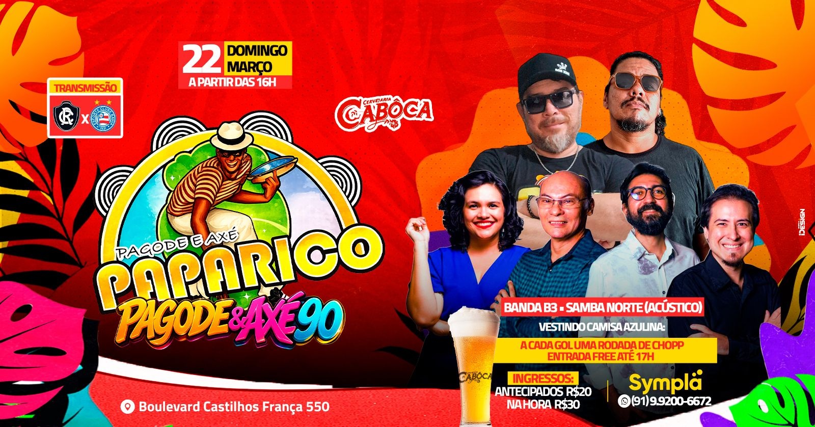 PAPARICO - PAGODE & AXÉ 90 - Belém, PA