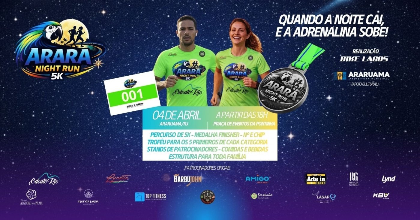 1º ARARA NIGHT RUN 5K