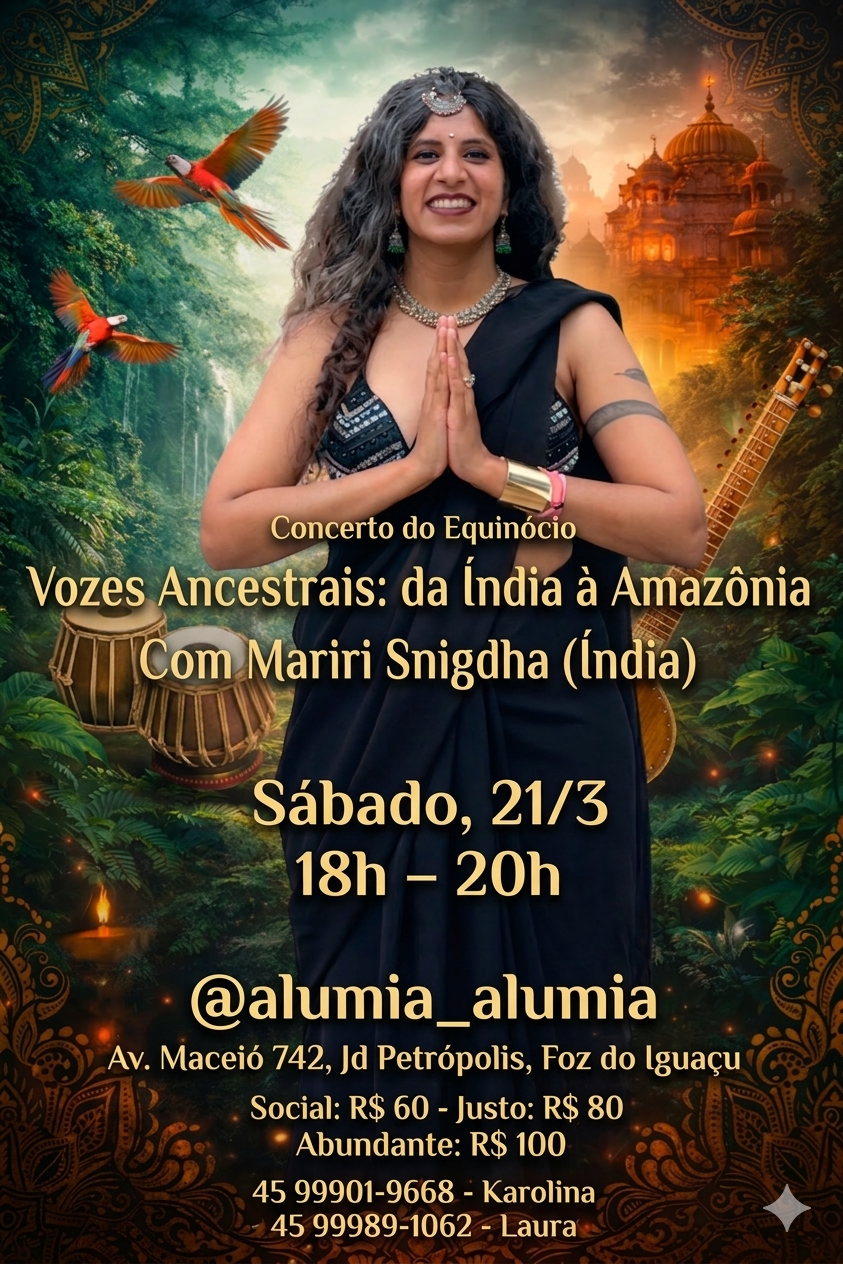 Concerto do Equinócio - Vozes Ancestrais: da Índia à Amazônia - Foz do Iguaçu, PR