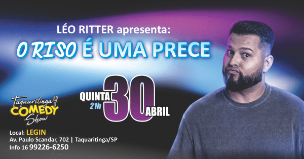 Imagem do evento LÉO RITTER no Taquaritinga Comedy Show