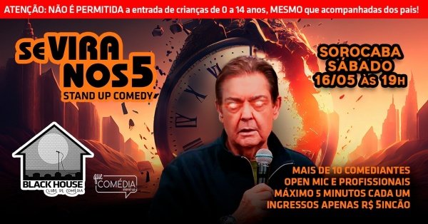 Imagem do evento SE VIRA NOS 5 - Stand up Comedy