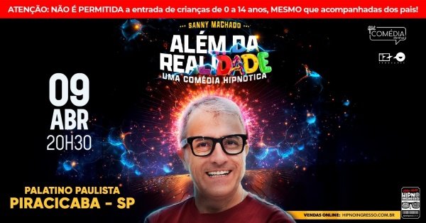 Imagem do evento SANNY MACHADO em PIRACICABA - Stand up Comedy