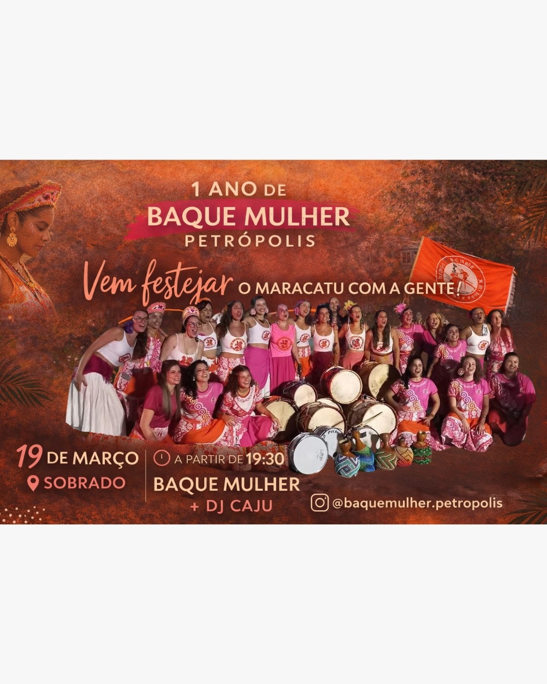 1 ano do Baque Mulher Petrópolis - Petrópolis, RJ