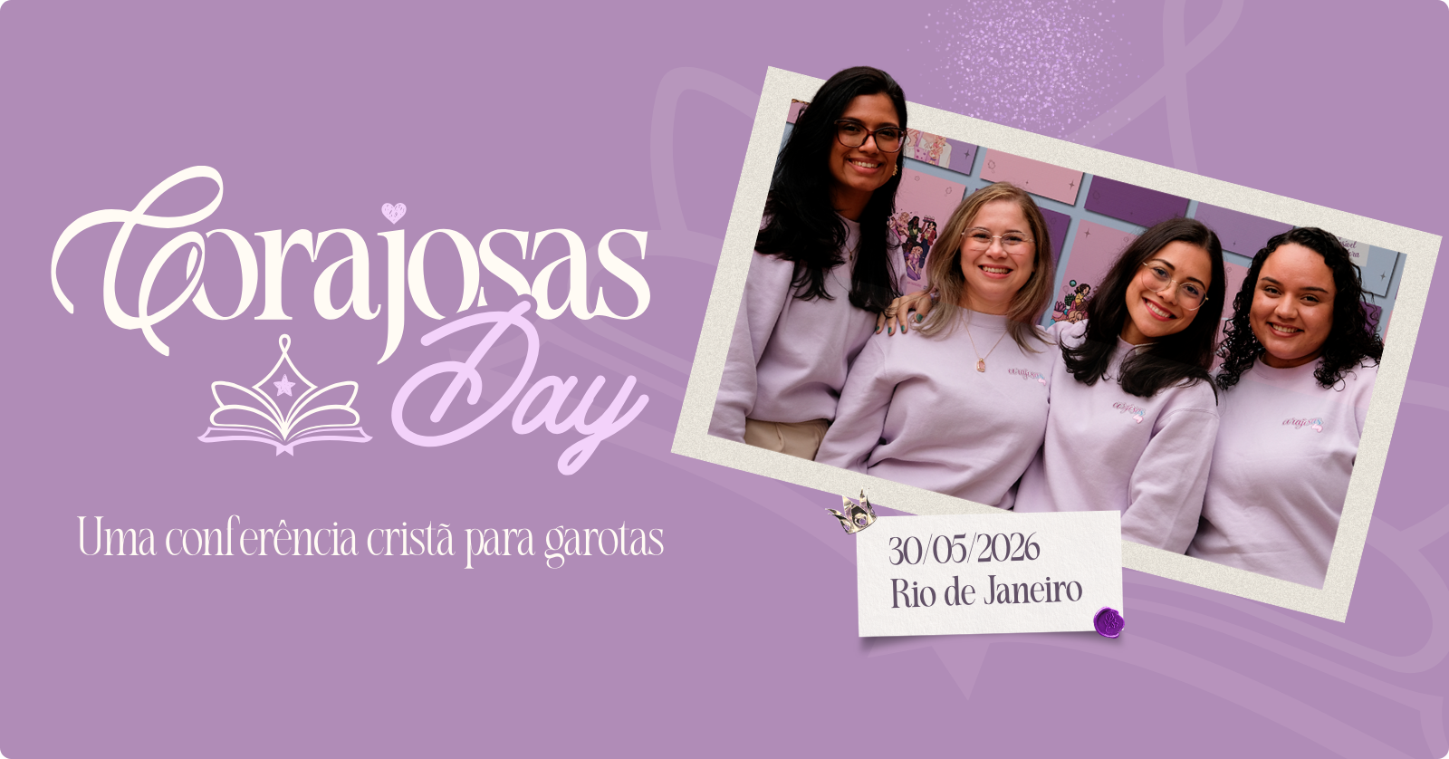 Imagem de Capa do Evento Corajosas Day - Conferência para garotas ( 2026)