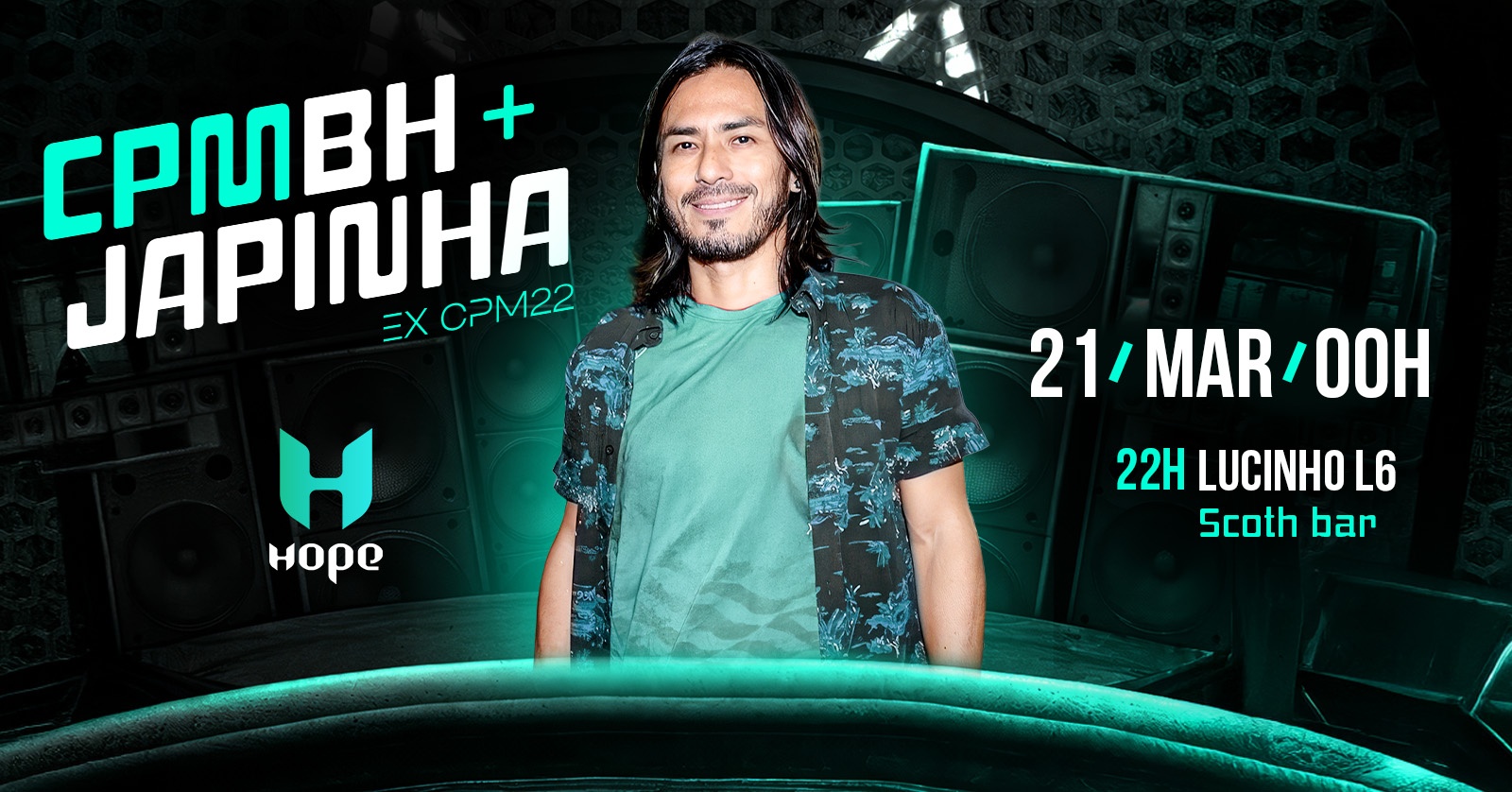 21/03 - Japinha, ex-CPM 22, está de volta à HOPE. - Betim, MG