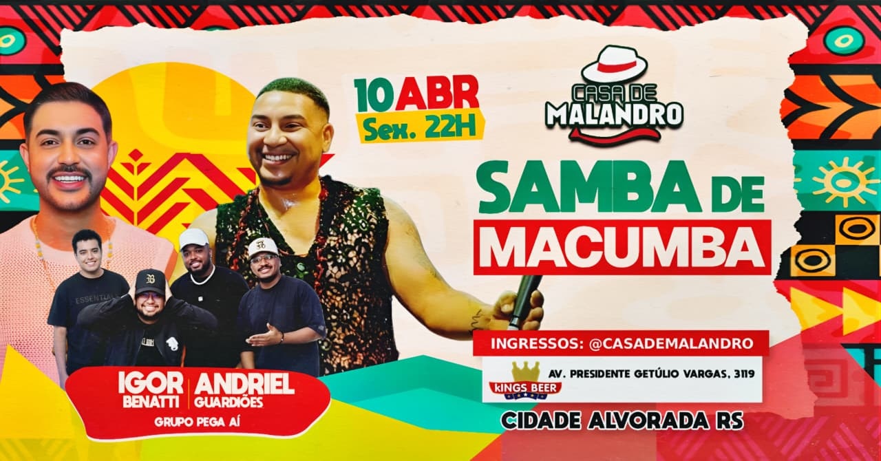 samba de macumba casa de malandro - Alvorada, RS