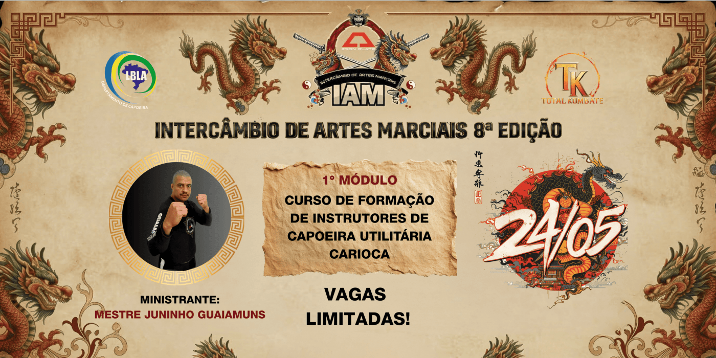 IAM - INTERCÂMBIO DE ARTES MARCIAIS 8ª EDIÇÃO