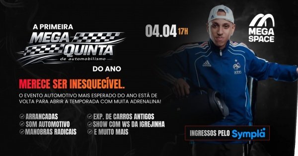 Imagem do evento Mega Quinta - A primeira do Ano! 2026