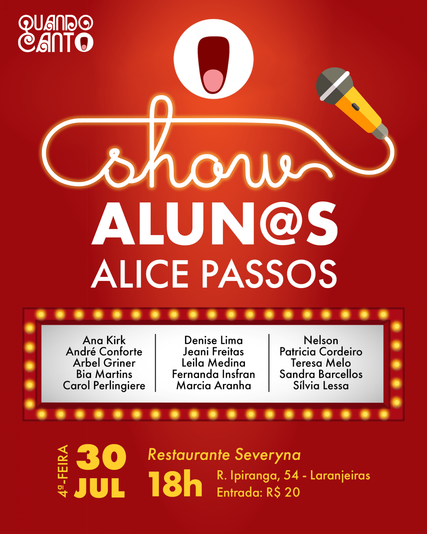 Show Alun@s Alice Passos