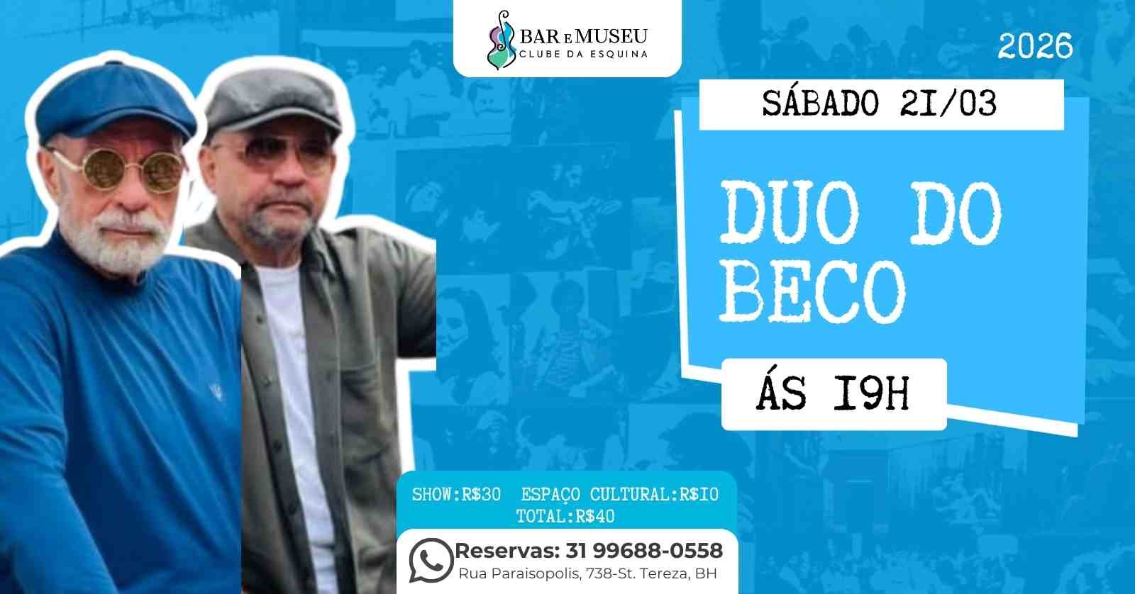 Agenda de Shows 2 Duo do Beco