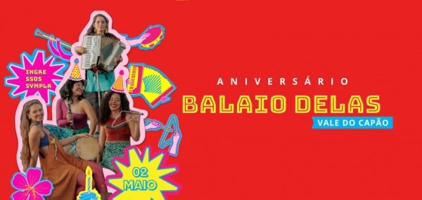 Imagem do evento Balaio Delas