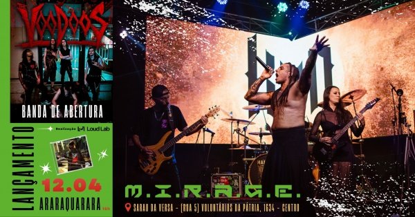 Imagem do evento Kill For Nothing + The VooDooS em Araraquara, SP