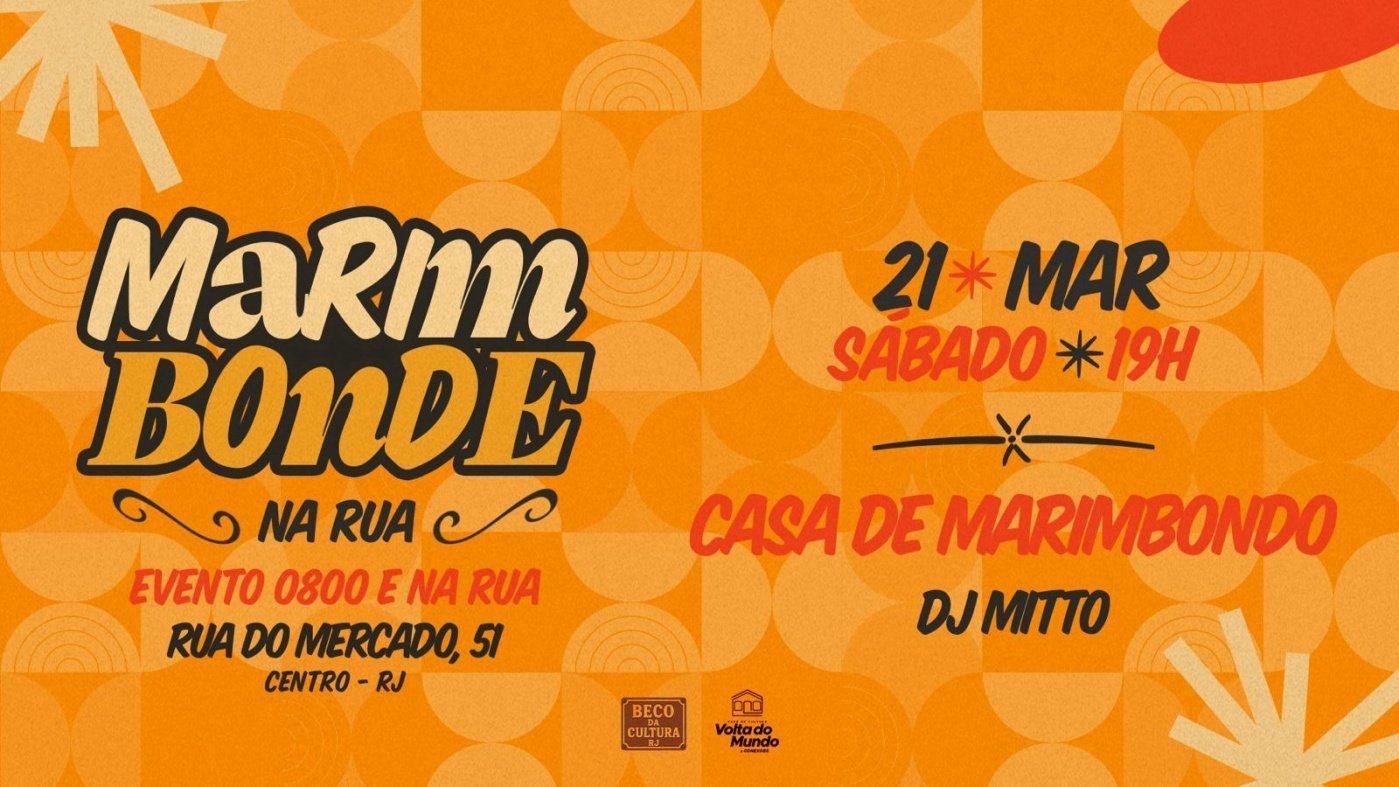 MARIMBONDE NA RUA - 21/03