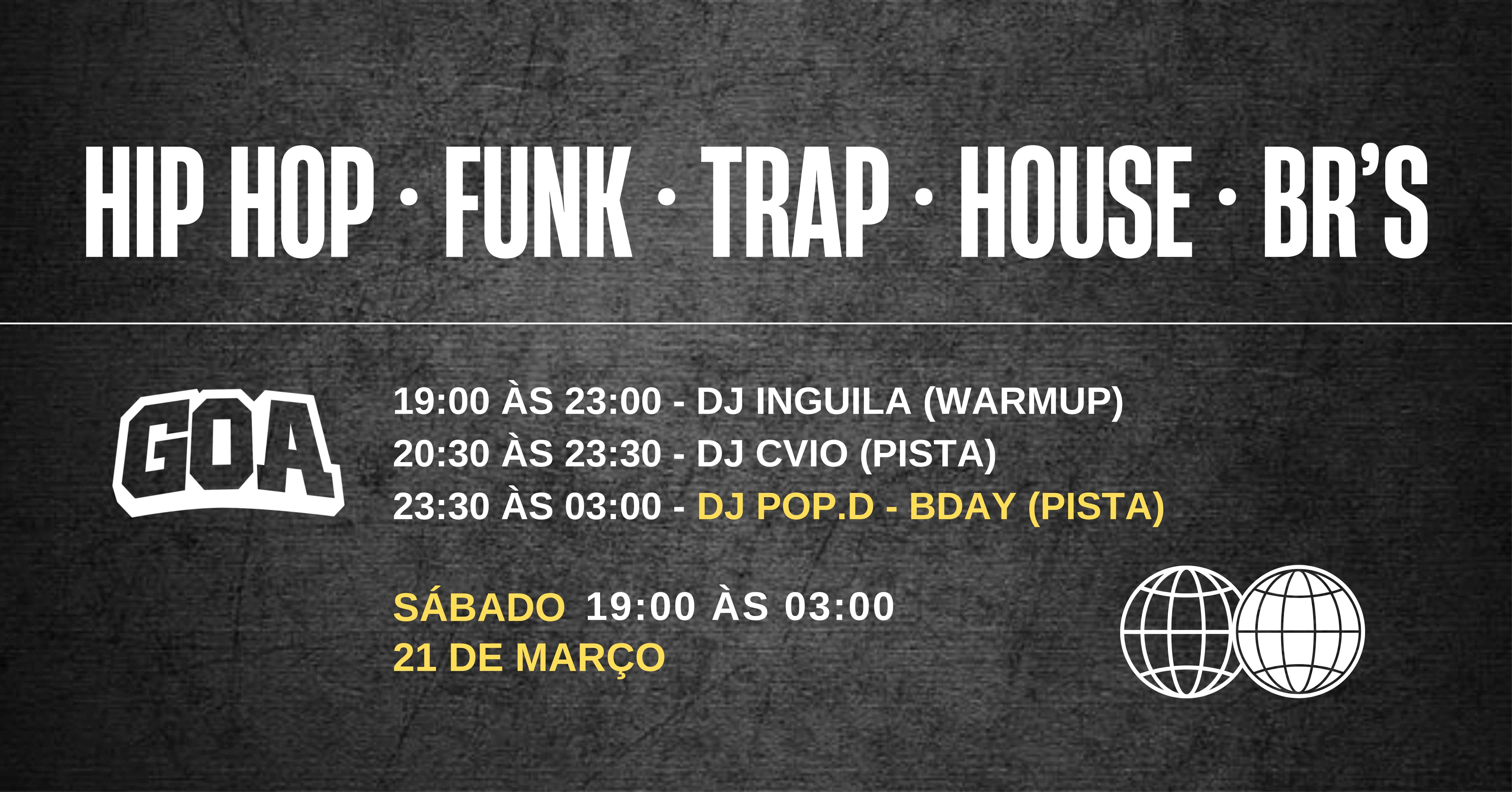 BAILE HIP HOP | FUNK | TRAP | HOUSE | BRS - GOA - Ribeirão Preto, SP