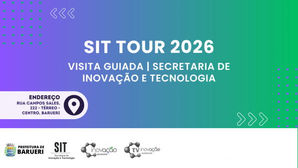 Imagem do evento SIT TOUR: visita Guiada Secretaria de Inovação e Tecnologia