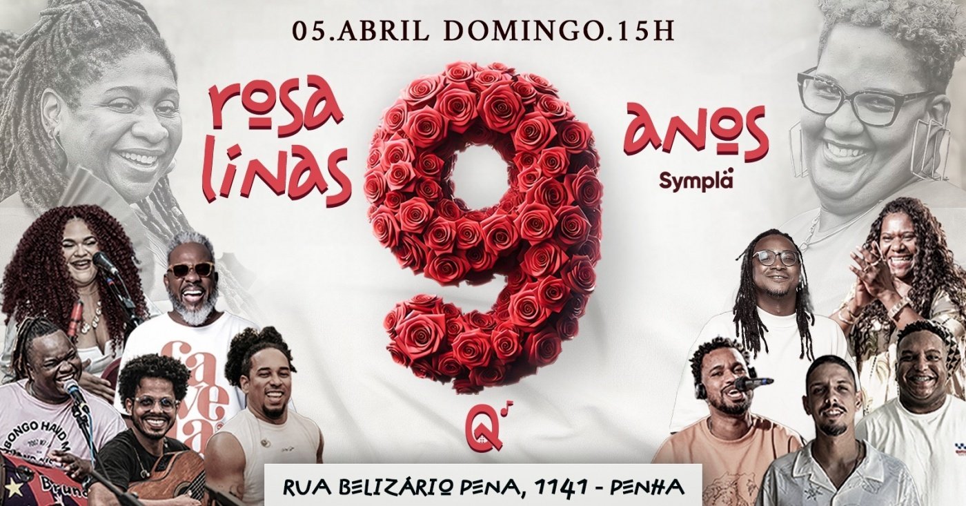 SAMBA DAS ROSALINAS na BATUQ!!